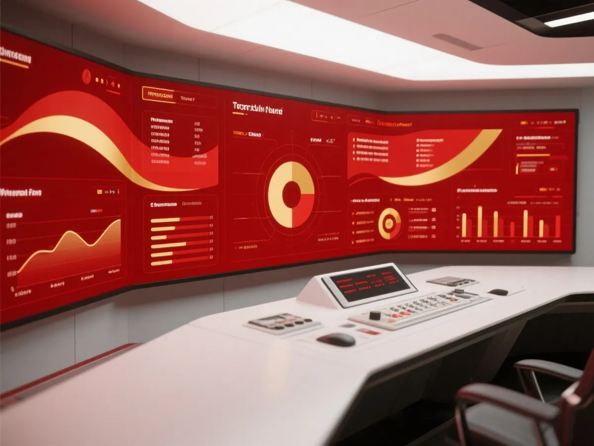 实时视频与数据分析界面示意